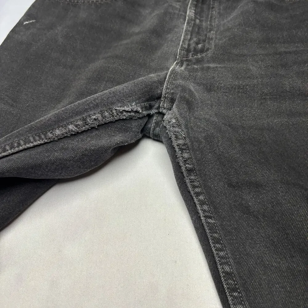 Vintage 90s Levi's 505 Straight Leg Jeans Men's 34x29 Black